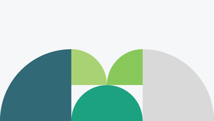 green background with shapes pattern. Creative Abstract Seamless Background. A Vibrant and Dynamic Background Design