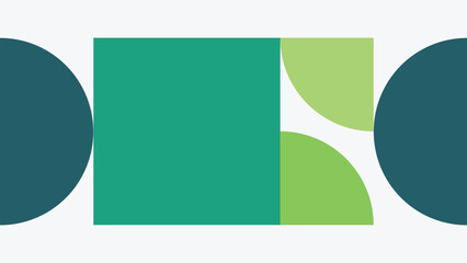 green background with shapes pattern. Creative Abstract Seamless Background. A Vibrant and Dynamic Background Design