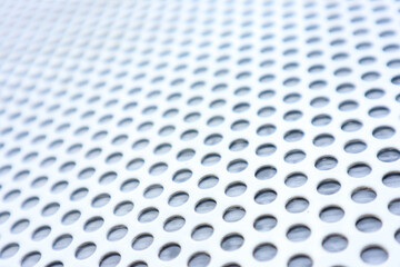 Textured of perforated metal sheet