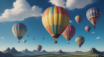Obraz premium hot air balloon