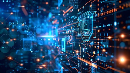 high technology background