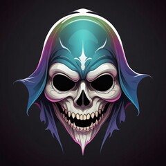 Fototapeta premium Very Scary ghost mask