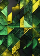 green yellow black abstract background	 - obrazy, fototapety, plakaty