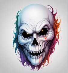 Fototapeta premium very scary ghost mask