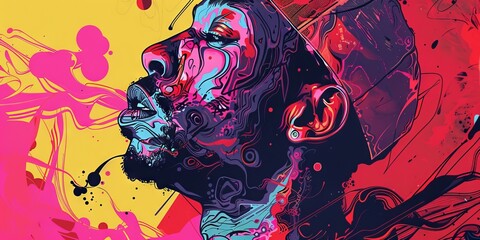 Abstract Hip Hop Elements Backdrop / Background / Wallpaper