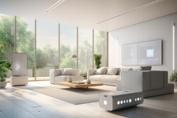 Fototapeta premium Room architecture furniture building.