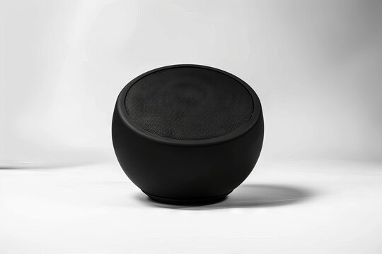 minimalist sound speaker silhouette on white audio technology product electronic device photo