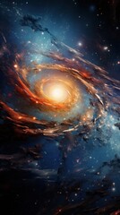Galaxy astronomy universe outdoors. - obrazy, fototapety, plakaty