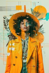 Visual trends collage: modern artistic expressions through innovative composition and contemporary design aesthetic