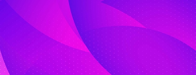 Abstract color gradient fluidity background design with modern minimalist dots, fuchsia and blue