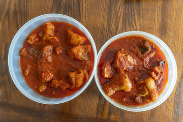 Nigerian Beef and Cow foot Leg stew Ready to eat