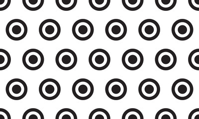 Vector Seamless Circles Pattern Background For Wallpaper, Wrapping Paper