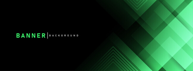 dark green banner background, gradient, shape pattern, slash,abstract backround, memphis. Vector eps 10