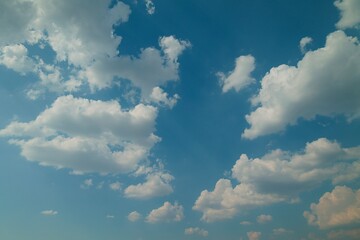 blue sky with clouds