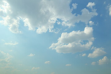 blue sky with clouds