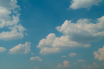 blue sky with clouds