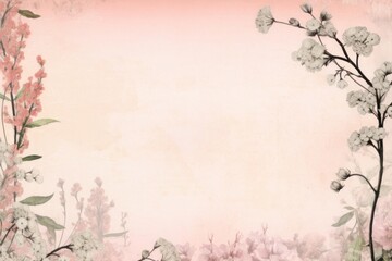 Pink spring border backgrounds flower plant.