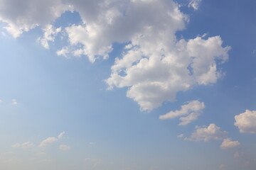blue sky with clouds