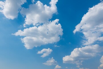 blue sky with clouds