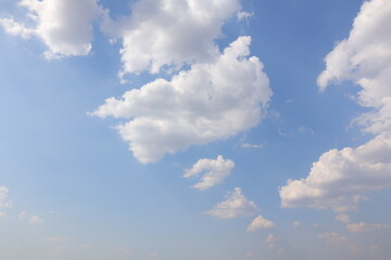 blue sky with clouds