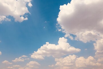 blue sky with clouds
