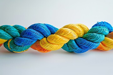 Colorful Braid Rope: Integrating Diversity into Strength with Team Rope Collective Power