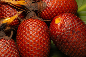 AGUAJE, A VERY CONSUMED FRUIT IN THE AMAZON REGIONS, AGUAJE OR BURUTI IS A DELICIOUS FRUIT,...
