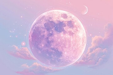 Naklejka premium Moon astronomy outdoors nature.