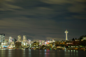Obraz premium Seattle Night View
