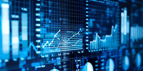Fototapeta na wymiar Market Analytics: Interpreting Economic Signals