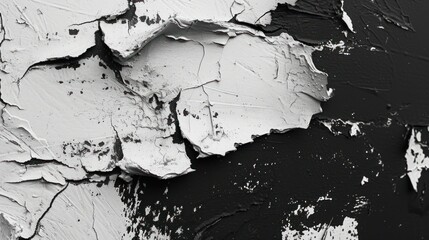 Obraz premium Black and white abstract paint backgrounds.