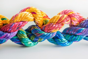 Multicolored Rope: The Power of Teamwork in Strong Support Network Braid