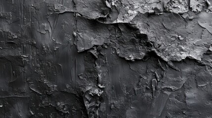 Black abstract rough wall. - obrazy, fototapety, plakaty