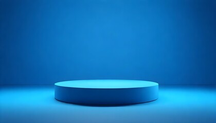 Round Stage Minimalistic Product Presentation Podest Digital Isolated Illustration Background Design