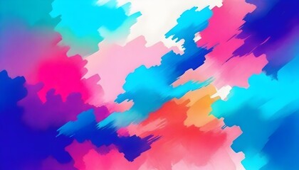 Obraz premium Vaporwave Artwork Illustration Digital Painting Abstact Minimalistic Neon Graphic Background Design