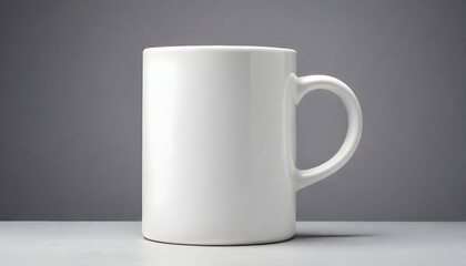 Obraz premium Mug Mockup Coffee Tea Cup Digital Painting Isolated Illustration Background Drink Design