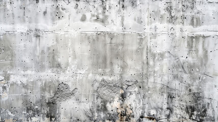 Gray wall with black and white paint suitable for urban street art backgrounds or industrial design projects.