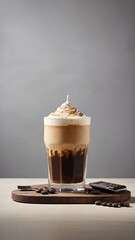 Iced Dirty Chai Latte (with espresso)