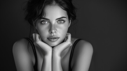 Fototapeta premium Studio shooting, portraits of young women