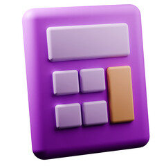 blue square button with reflection