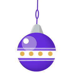 christmas ball on a white background