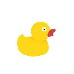 rubber duck isolated on white