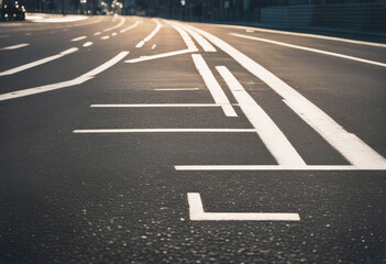 'dotted white city background line road asphalt signs straight danger agonal sunny sunlight street floor way ground drive stripes boundary travel light texture'