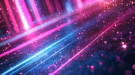 Fototapeta premium A colorful, abstract background with pink and blue streaks