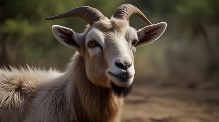 Goat image background for Eid al Adha muslim  .Generative AI