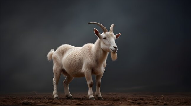 Goat image background for Eid al Adha muslim  .Generative AI