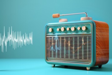 retro-style radio broadcasting