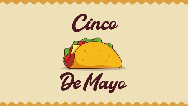 cinco de mayo celebration for social media post ,cinco de mayo greeting animation 