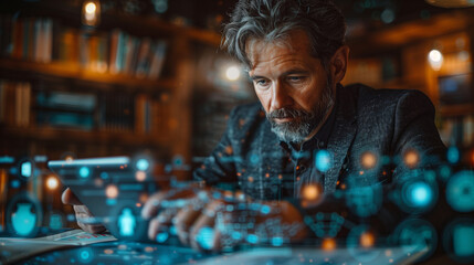 Obraz premium Exploring AI Data Analysis Across Environments