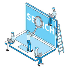 ノートパソコン　WEB検索イメージ